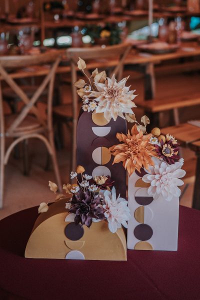 Modern wedding cakes trio Papaver Fine Art Cakes